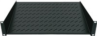 Intellinet police do racku 19", Fixed Shelf, 1U, 150mm depth, Front mounting, max load 25kg, Black