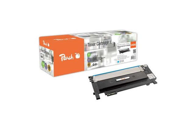 PEACH kompatibilní toner Samsung CLT-C406S/ELS, ST984A, azurová, 1000 str.