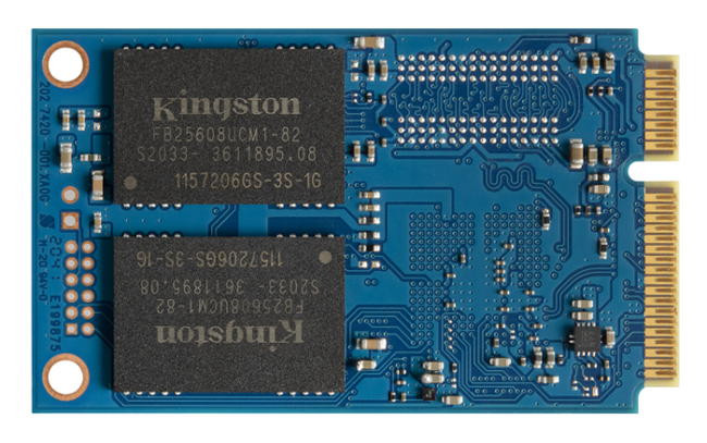 Kingston Flash 256G SSD KC600 SATA3 mSATA