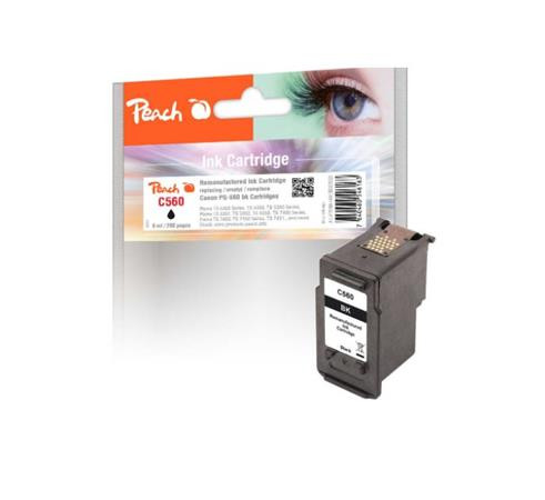 PEACH kompatibilní cartridge Canon PG-560, Black, 8 ml