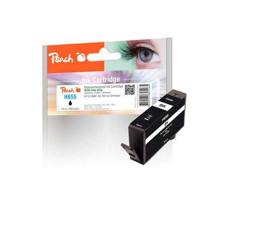 PEACH kompatibilní cartridge HP CZ109AE, No 655, černá, 19 ml