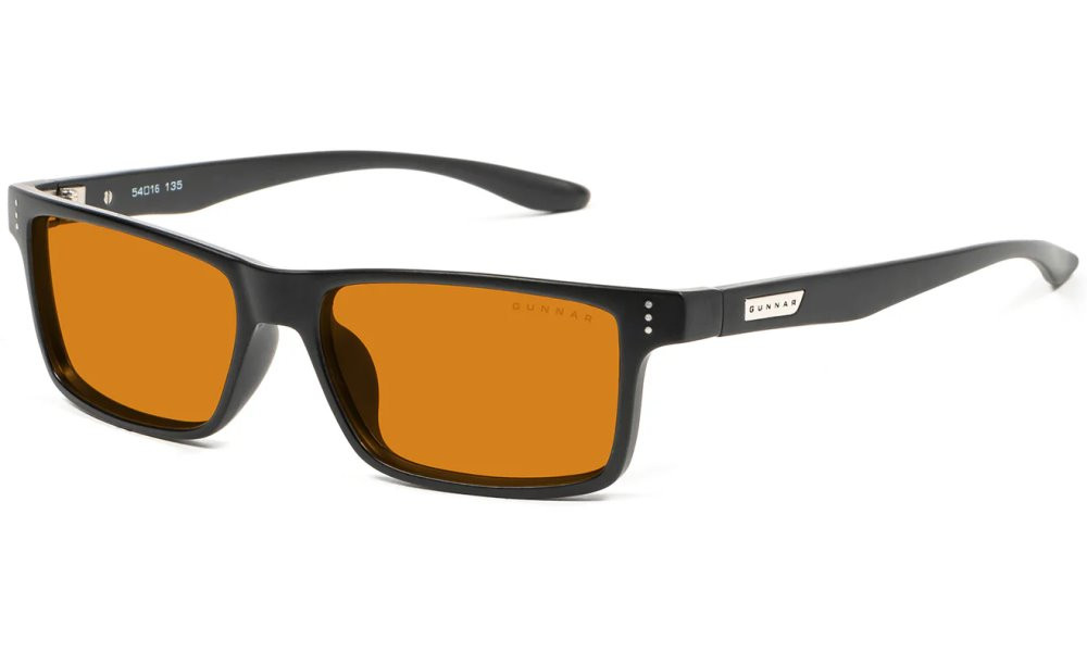 GUNNAR kancelářske/herní brýle  VERTEX ONYX jantarová skla MAX BLF 98 GUNNAR focus