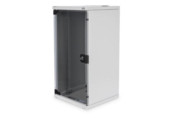 Digitus  nástěnná skříňka 254 mm (10 ") 12U 592x312x300 mm, barva šedá (RAL 7035)