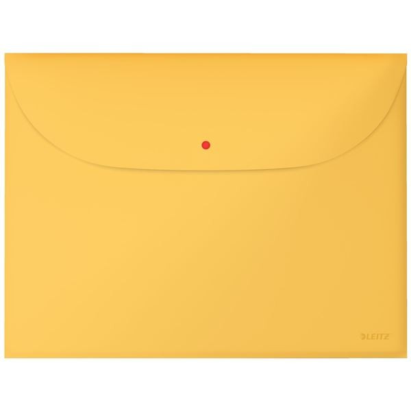 Zaklád.pouzdro s drukem  Leitz Cosy,A4,3 ks,žluté