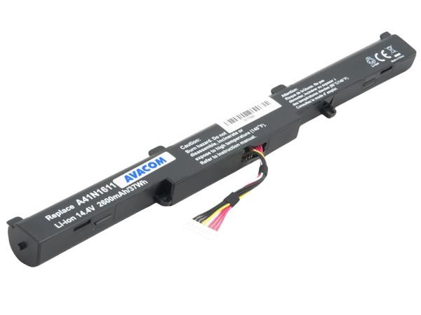AVACOM Náhradní baterie Asus G553, GL753, N552 Li-Ion 14,4V 2600mAh 37Wh