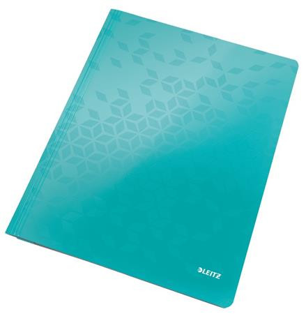 LEITZ Desky s rychlovazačem  WOW, A4, ledově modrá