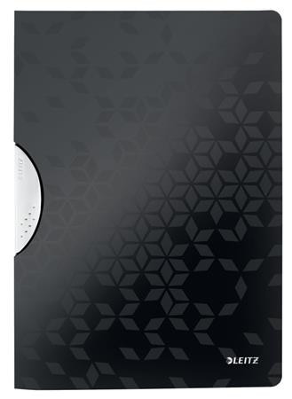 LEITZ Desky s klipem  WOW, PP, černá