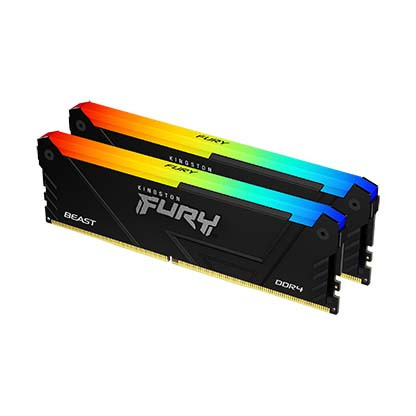KINGSTON 64GB 3600MHz DDR4 CL18 DIMM (Kit of 2) FURY Beast RGB
