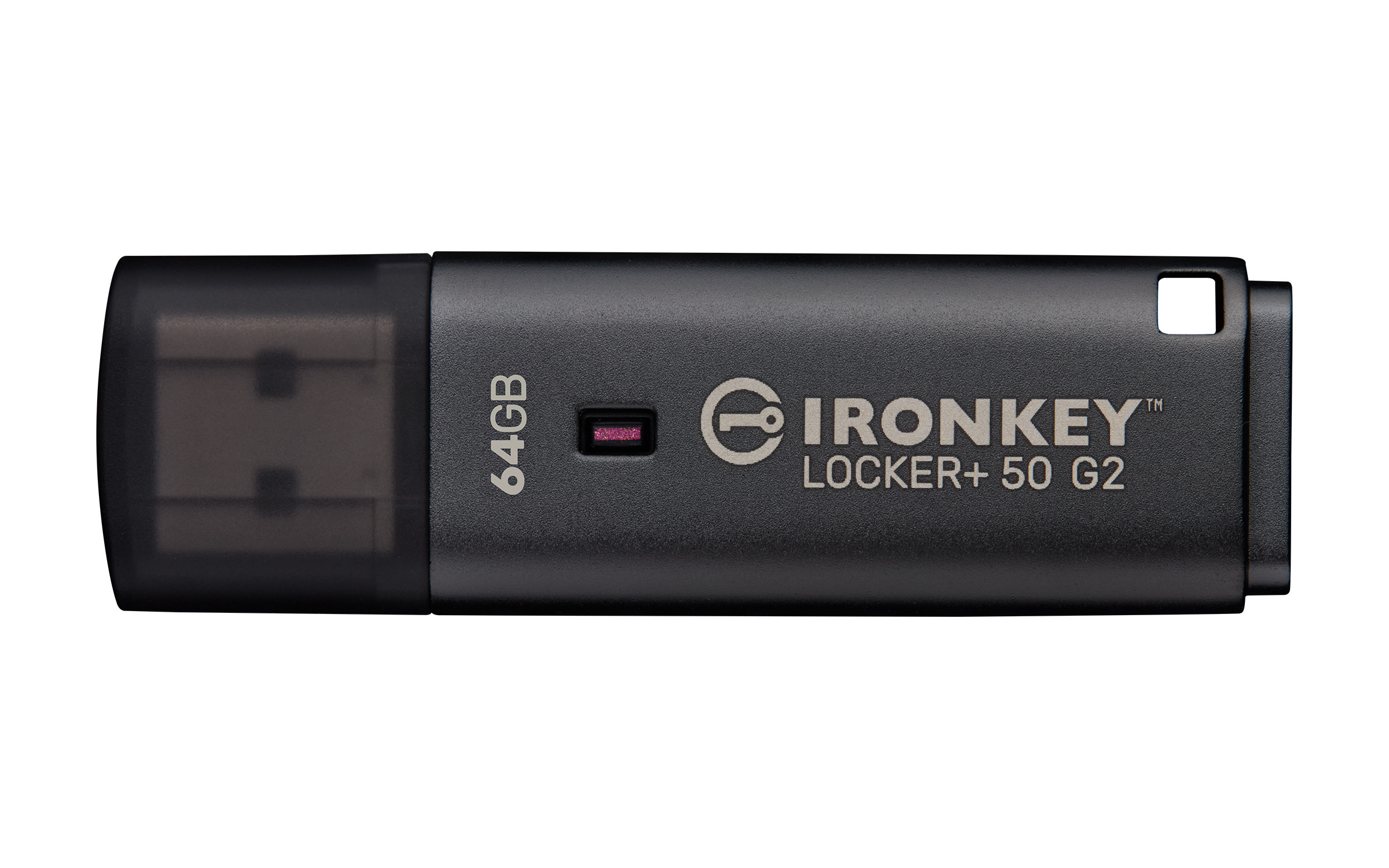 Kingston IronKey Locker+ 50 G2/64GB/USB 3.2 Gen 1 (5Gb/s)/USB-A/Černá