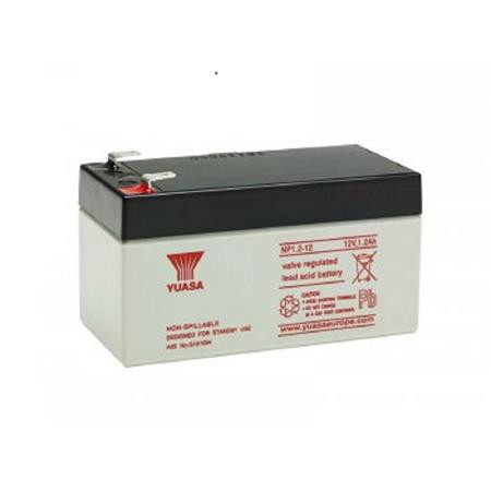 Fukawa YUASA NP1,2-12 (12V; 1,2Ah; faston F1-4,7mm; životnost 5let)