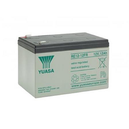 Fukawa YUASA RE12-12FR (12V; 12Ah; faston F2-6,3mm; životnost 6-9let) 