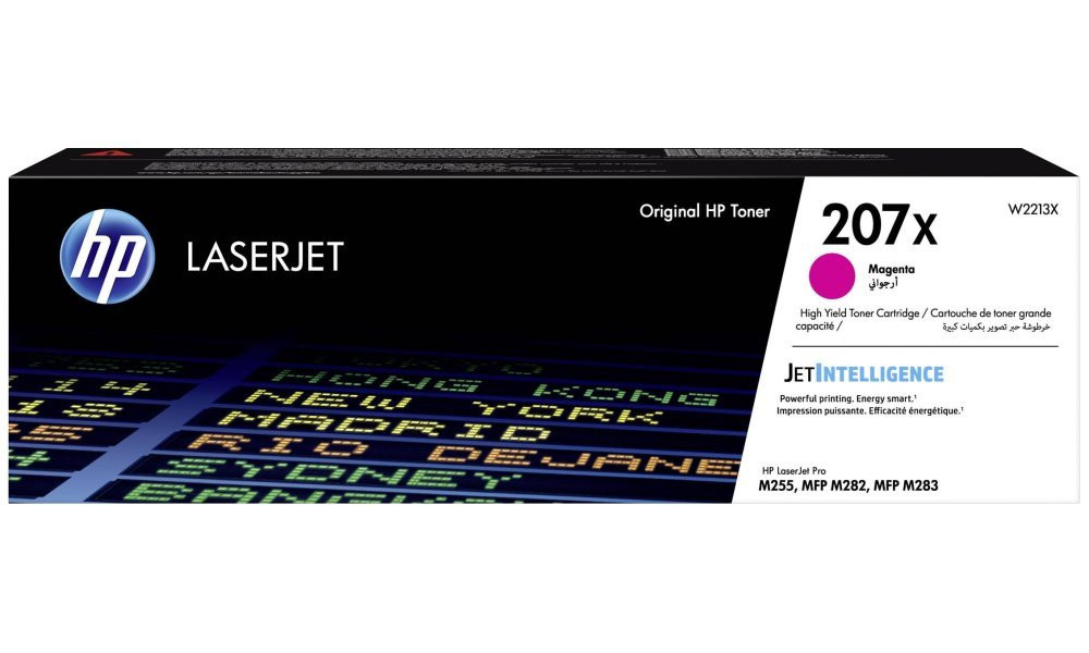 ROZBALENÉ - HP toner 207X (purpurový, 2450str) pro HP Color LaserJet Pro M255/MFP M282/ M283
