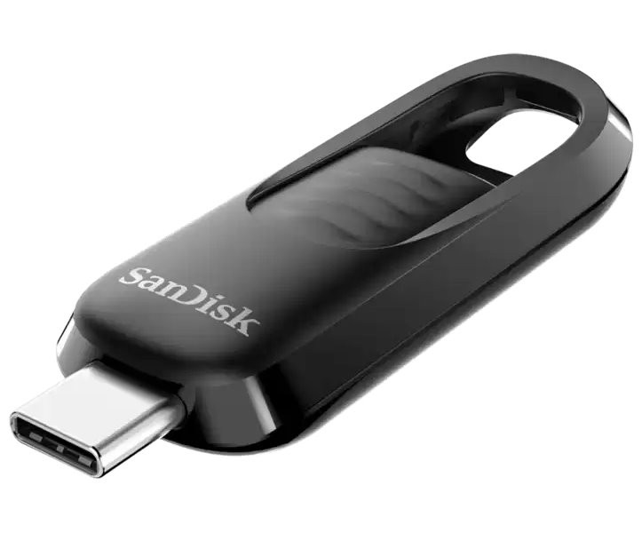 SanDisk Ultra Slider USB Type-C 512GB  / USB Type-C / USB 3.2 Gen 1 / Zasouvací konektor