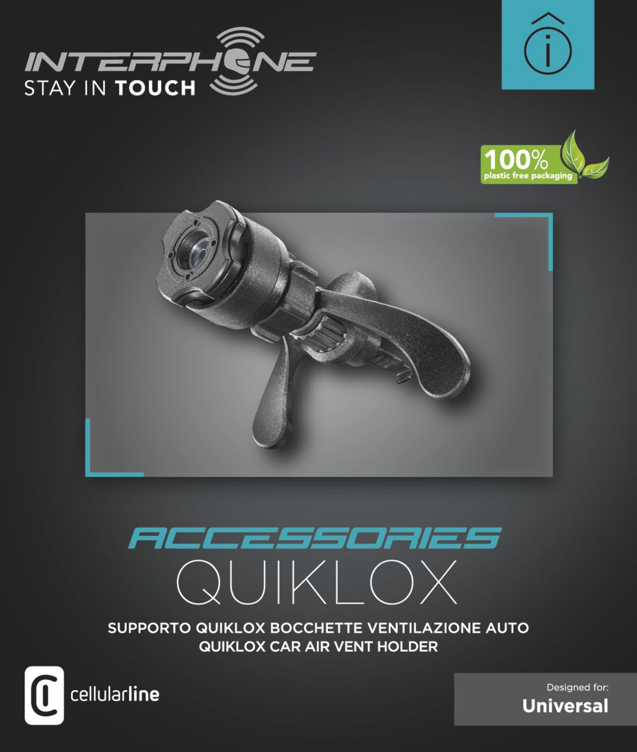 Interphone QUIKLOX úchyt do ventilace