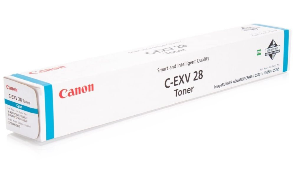 Canon originální  TONER CEXV28 CYAN IR Advance C5045/5051/5250/5255 38 000 stran A4 (5%)