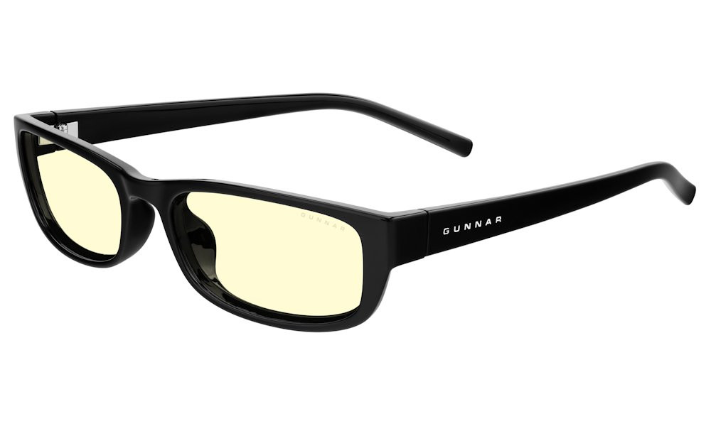 GUNNAR kancelářske/herní brýle  ELIN ONYX jantarová skla BLF 65 GUNNAR focus