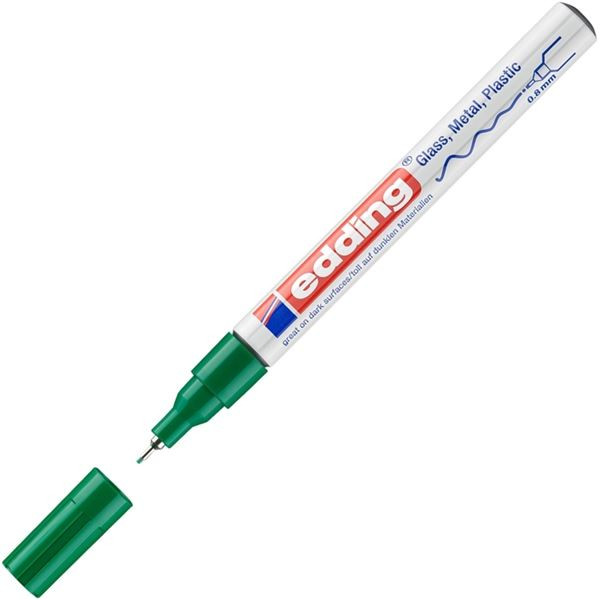 Lakový popisovač Edding 780, zelený