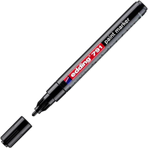 Lakový popisovač Edding 791, černý