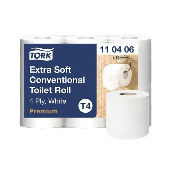 Toaletní papír Tork Premium - T4, 4vrstvý, 6 ks