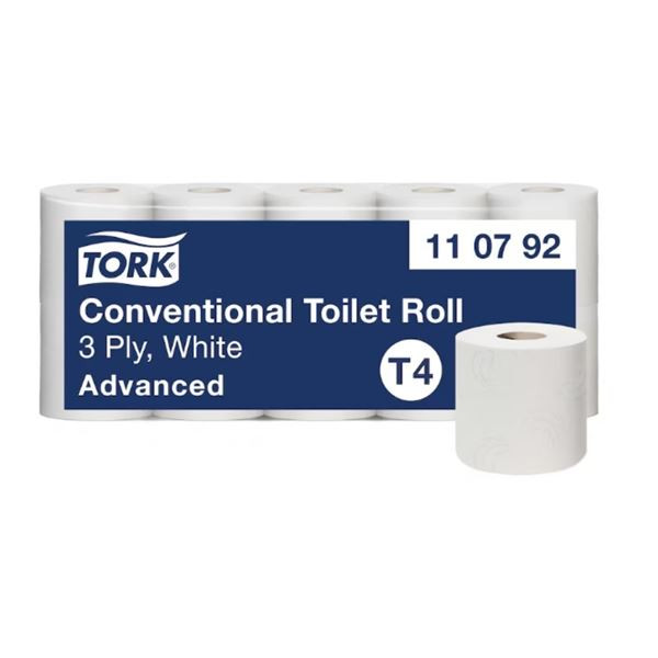 Toaletní papír TORK Premium-třívrstvý,bílý,10rolí