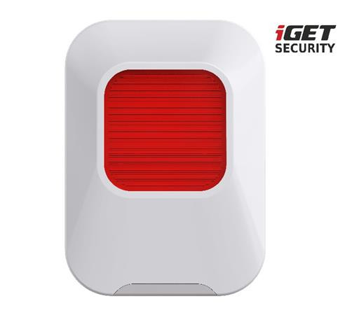 iGET SECURITY EP24 - Bezdrátová vnitřní siréna pro alarm iGET SECURITY M5,  dosah 1km
