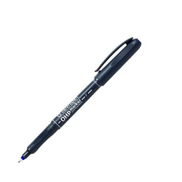 Popisovač na fólie Centropen 2636, modrý