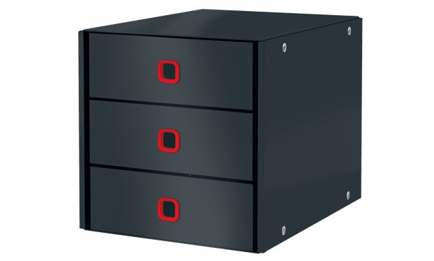 LEITZ Zásuvkový box  Click&Store COSY, 3 zásuvky, sametově šedá