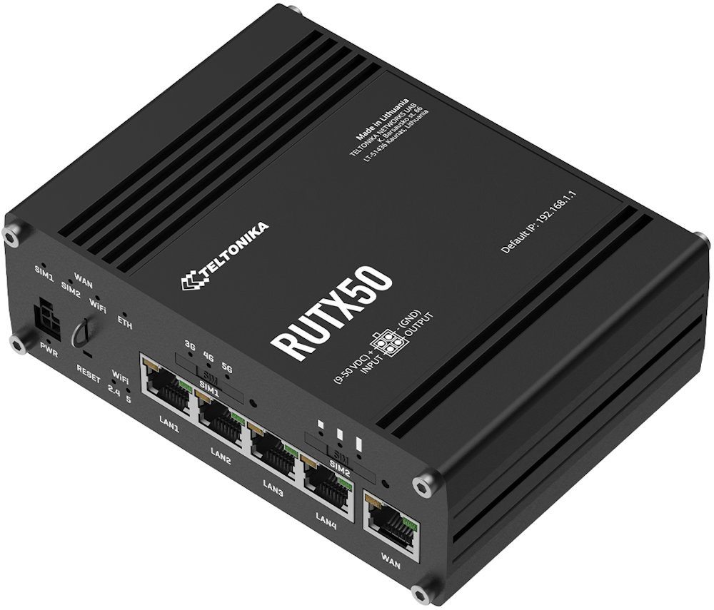 Teltonika 5G Router RUTX50 Dual SIM + eSIM