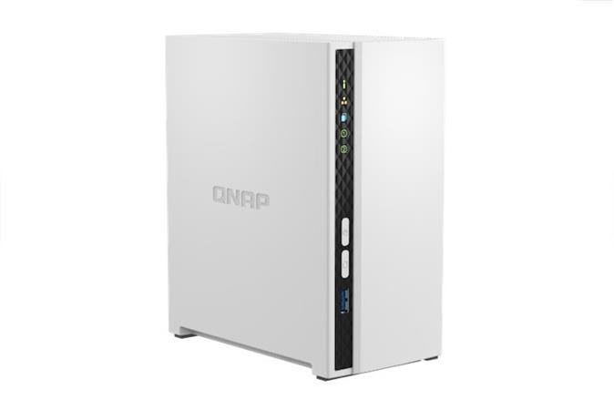 QNAP TS-233 (4core 2,0GHz + NPU, 2GB DDR4 RAM, 2x SATA, 1x GbE, 1x USB 2.0, 1x USB 3.2)