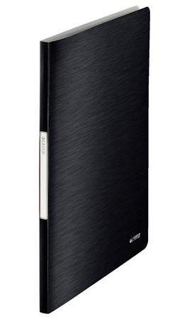 LEITZ Katalogová kniha  STYLE, 40 kapes, saténově černá