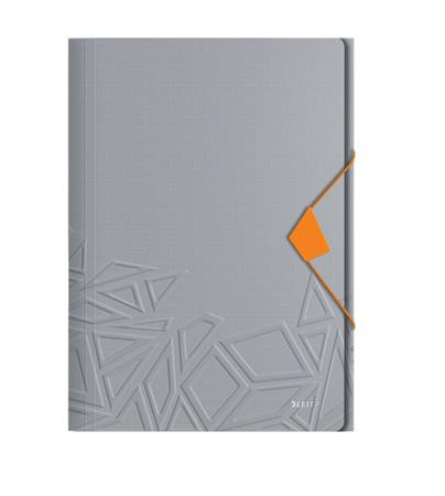 LEITZ Tříchlopňové desky  UrbanChic PP, A4, tmavě šedá