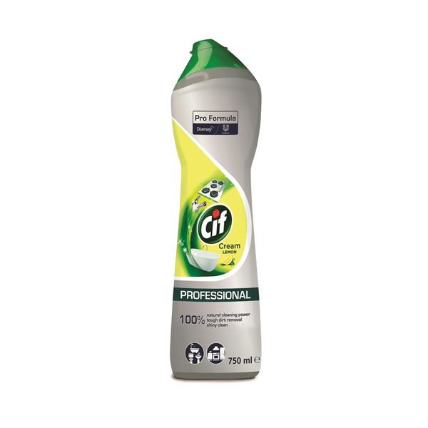 Čistící krém Cif Professional - lemon, 750 ml