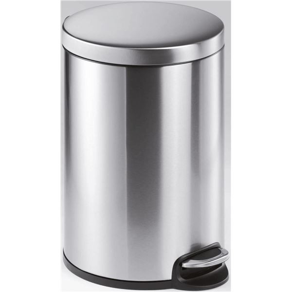 Odpadkový koš Durable, nerezový, 20 l, stříbrný