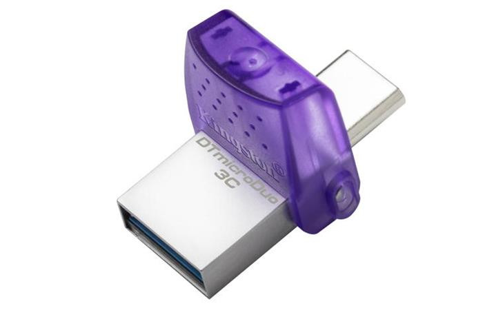 KINGSTON 256GB DataTraveler microDuo 3C 200MB/s dual USB-A + USB-C