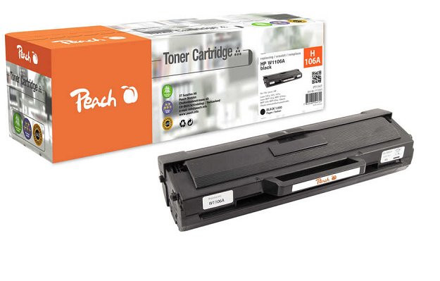 PEACH kompatibilní toner, No 106A, black, Level indikátor, 1000 výnos
