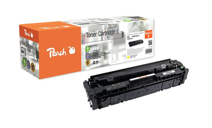 PEACH kompatibilní toner HP W2032A, No 415A, yellow, 2100 výnos