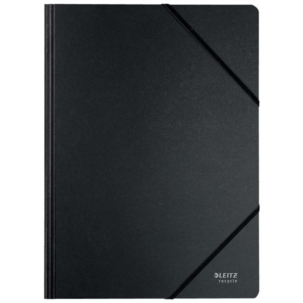 Kart.desky gum.Leitz RECYCLE-A4,eko,čer.,1ks
