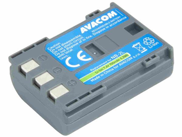 AVACOM Náhradní baterie Canon NB-2LH Li-Ion 7.4V 700mAh 5.2Wh