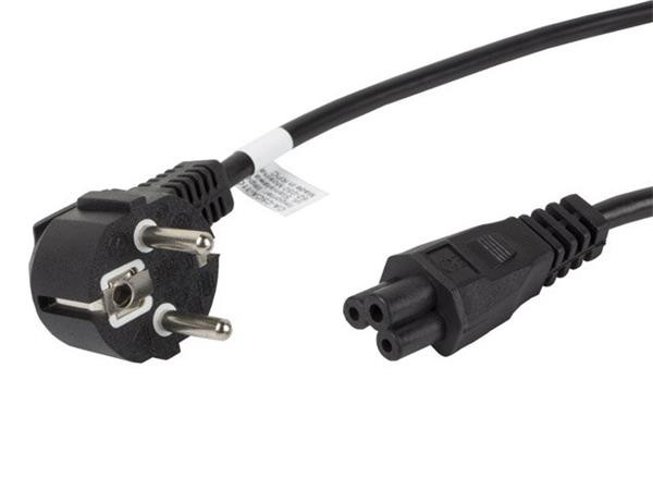 LANBERG CEE 7/7 (MICKEY) na IEC 320 C5 POWER CORD 1.8M VDE černý  