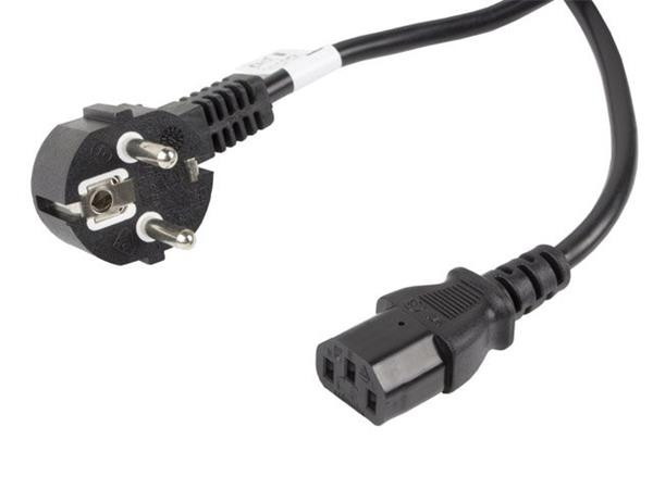 LANBERG CEE 7/7 na IEC 320 C13 POWER CORD 10M VDE černý  