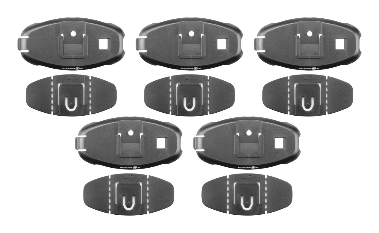 Interphone Active a Connect – Sada 5 ks náhradních nalepovacích základen pro interkomy