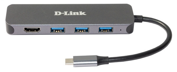 D-Link DUB-2333 5-in-1 USB-C Hub with HDMI/Power Delivery
