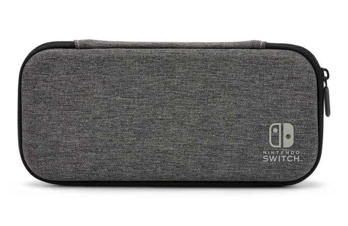 PowerA Slim Case for Nintendo Switch - OLED Model, Nintendo Switch or Nintendo Switch Lite - Charcoal