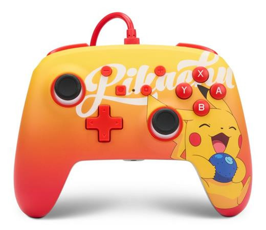 PowerA Enhanced Wired Controller for Nintendo Switch -  Oran Berry Pikachu