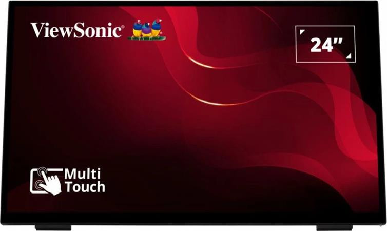 Viewsonic TD2465 In-cell dotykový IPS 24" FHD1920x1080/50M:1/1000:1/250cd/6ms/HDMI/DP/USB A/USB B/VESA/Repro/