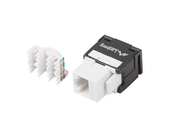 LANBERG KEYSTONE TOOLLESS MODULE RJ45->LSA CAT.5E UTP 180°  
