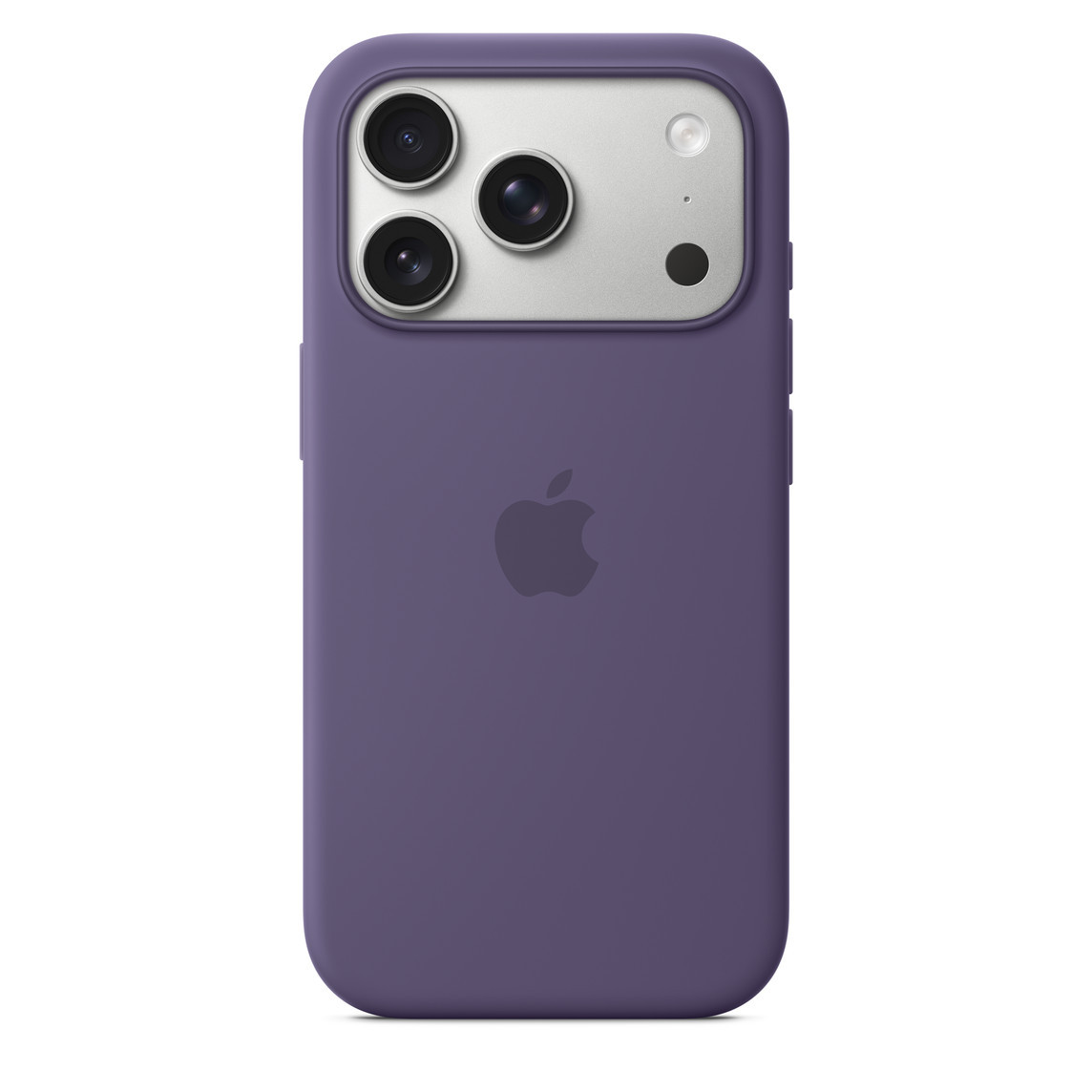 iPhone 17 Pro Silicone Case with MS – Purple / SK