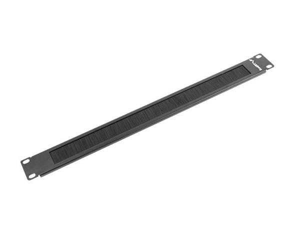 LANBERG 19" BRUSH PANEL 1U BLACK  