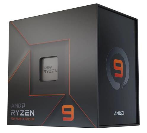 AMD cpu Ryzen 9 7900X AM5 Box (12core, 24x vlákno, 4.7GHz / 5.6GHz, 76MB cache, 170W), Radeon Graphics, bez chladiče