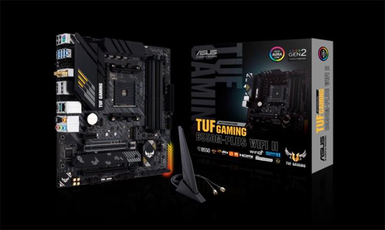 ASUS TUF GAMING B550M-PLUS WIFI II, AM4, AMD B550, 4xDDR4, mATX